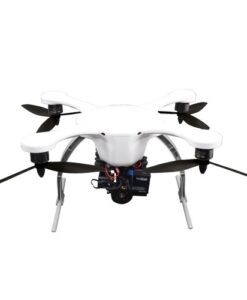 Ehang GHOST UAV Drone RC Quadcopter High Quality Plastic with Gimbal Stabilized 1080p HD Sports Camera 3 Blade High Precision GPS Smartphone Application Controlled Android OS Compatible (White)